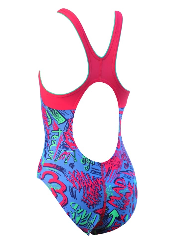 Mad Wave Kids Rate Swimsuit - Pink