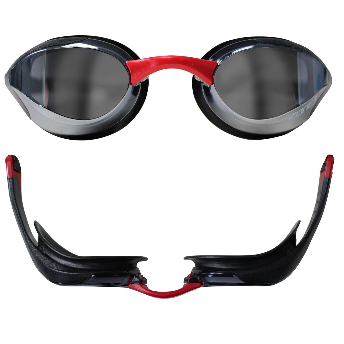 Zone3 Volaire Streamline Racing Goggle Mirror Revo Lens - Black / Red-251672