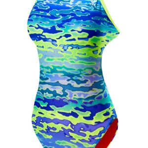 TYR Women's Plexus Cutoutfit Swimsuit Titanium
