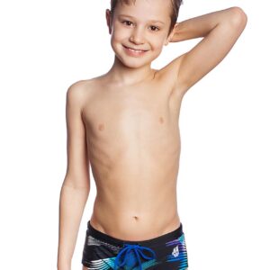 Mad Wave Boy's Breacker Trunks - Black/Blue