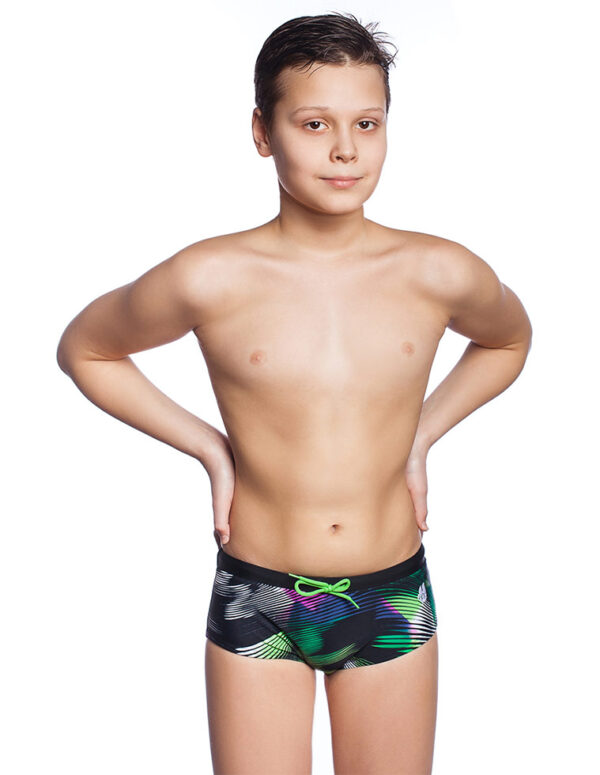 Mad Wave Boy's Breacker Trunks - Green-0