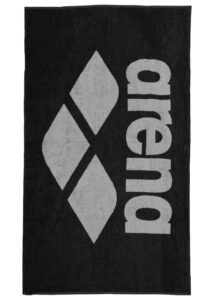 Arena Pool Towel Soft- Black / Grey