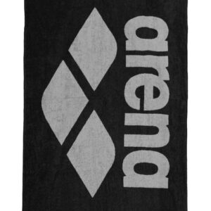 Arena Pool Towel Soft- Black / Grey