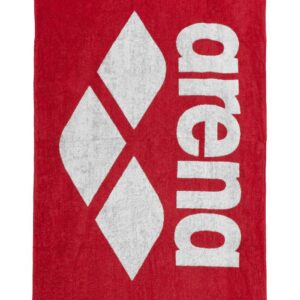 Arena Pool Towel Soft - Red / White-0