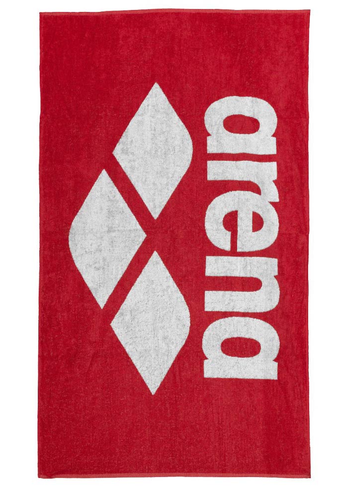 Arena Pool Towel Soft - Red / White-0