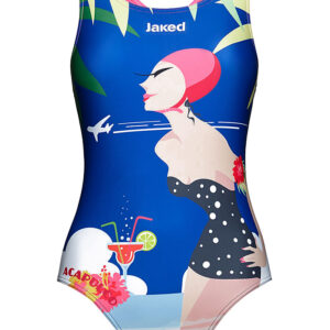 Jaked Women's One Piece Acapulco Swimsuit - Blue