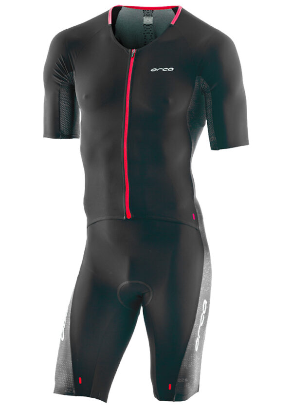 Orca Men's 226 Perform Aero Race Suit - Black / Red-0