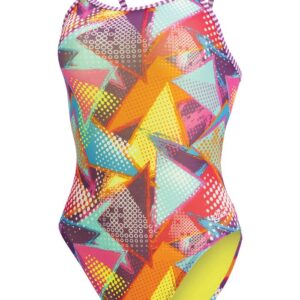 Dolfin Uglies Muse Double Strap Back Swimsuit – Yellow / Orange