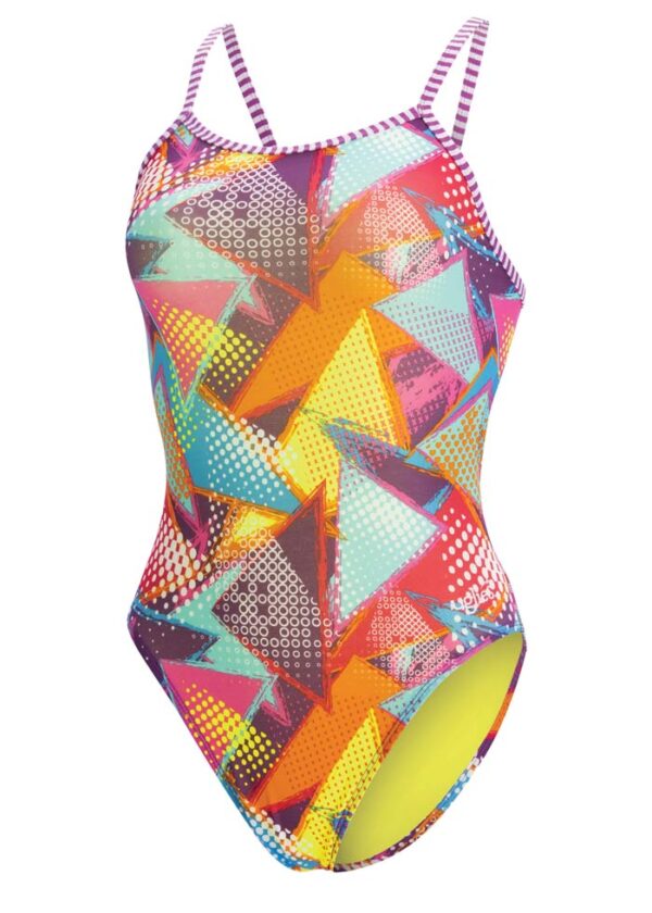 Dolfin Uglies Muse Double Strap Back Swimsuit – Yellow / Orange