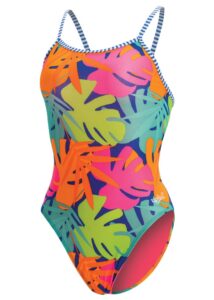 Dolfin Women's Tropic Time Double Strap Back Swimsuit - Blue