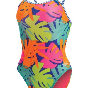 Dolfin Uglies Women's Tropic Time Double Strap Back Swimsuit - Blue