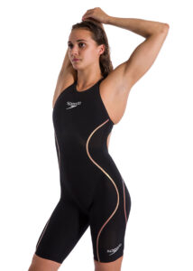 Speedo Fastskin LZR Pure Intent Openback Kneeskin - Black