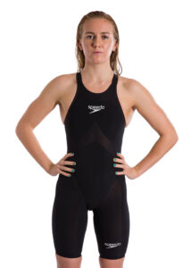 Speedo Fastskin LZR Pure Valor Openback Kneeskin - Black
