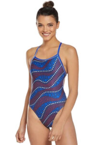 Dolfin Revibe Americana Print Tie Back Swimsuit