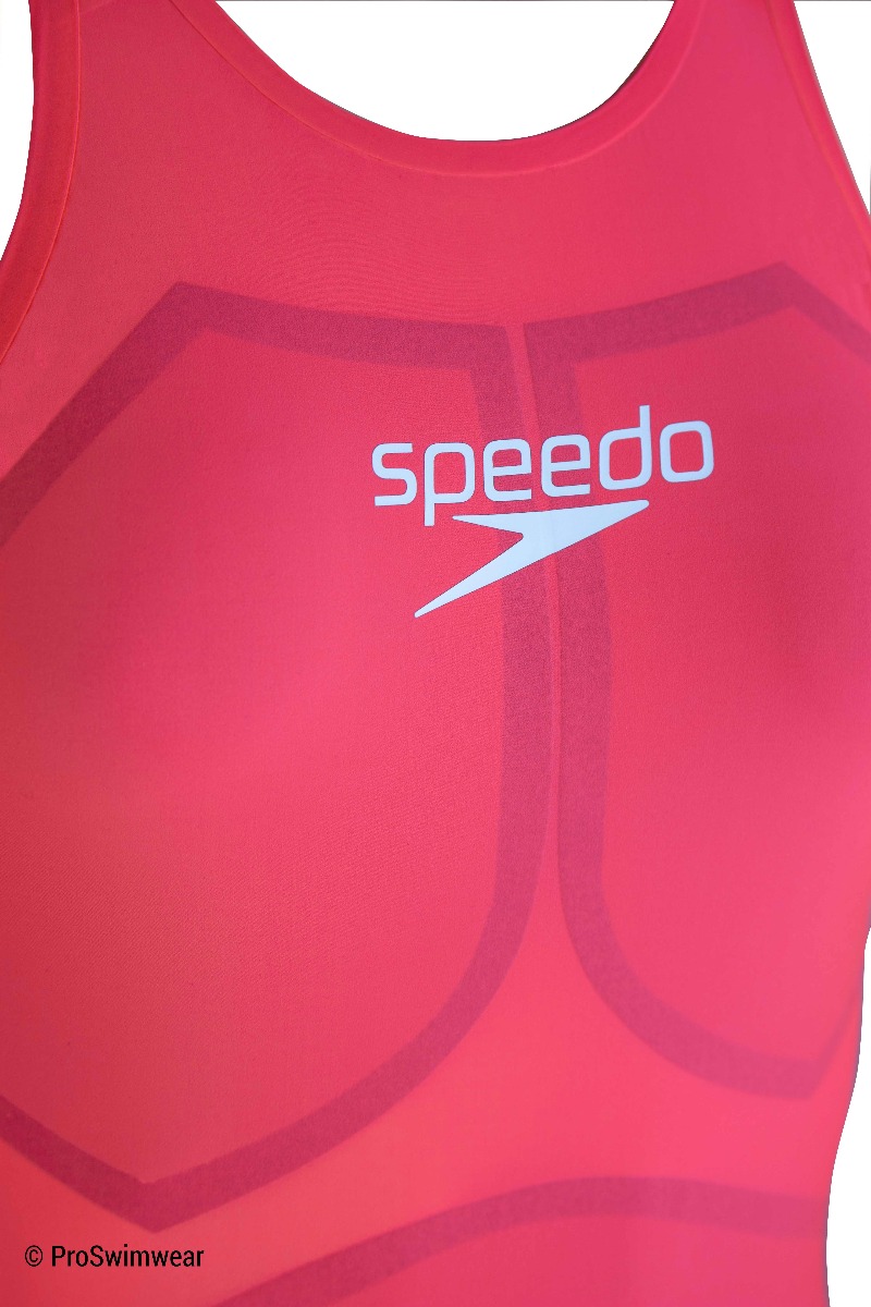 Speedo Fastskin LZR Pure Valor Closedback Kneeskin - Phoenix Red-421661