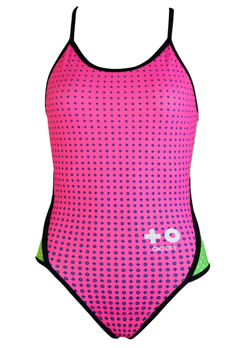 Akron Babbitt 4 Colours Swimsuit - Fuscia / Green-254541