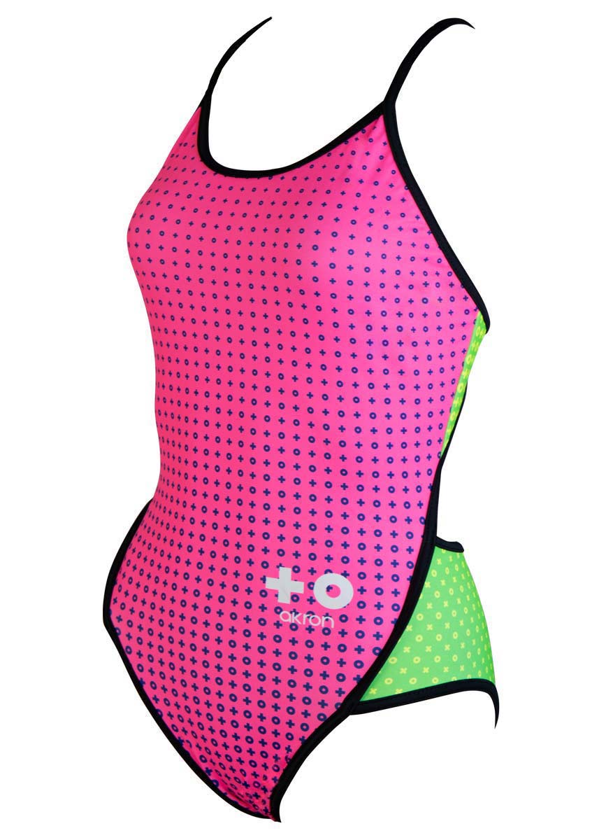 Akron Babbitt 4 Colours Swimsuit - Fuscia / Green-254540