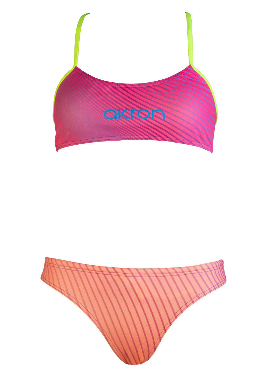 Akron Girls Belari Swim Bikini - Pink-421786