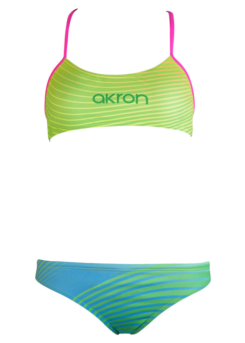 Akron Girls Marny Swim Bikini - Green-421876