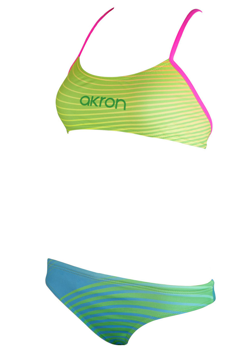 Akron Girls Marny Swim Bikini - Green-421874