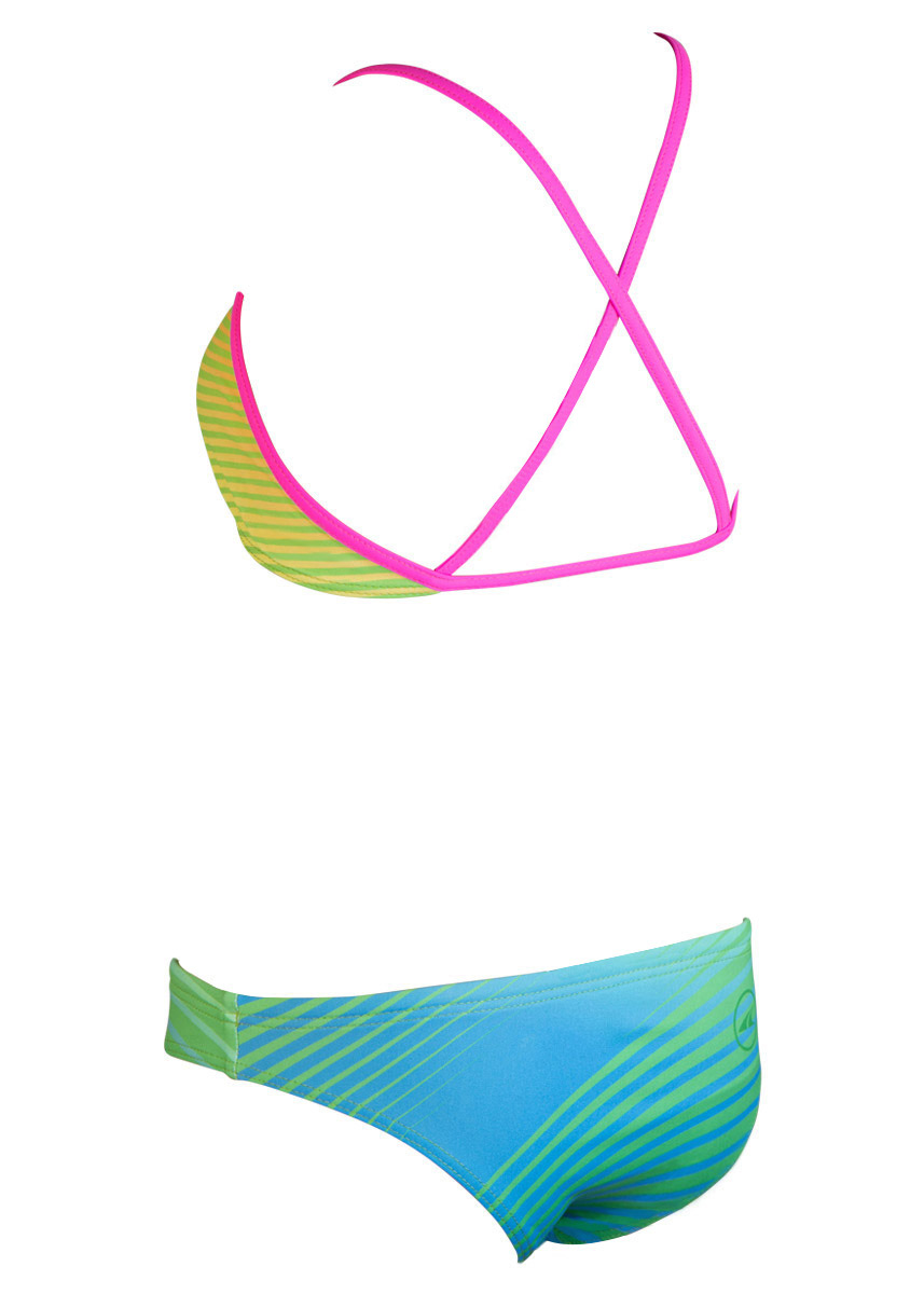 Akron Girls Marny Swim Bikini - Green-421875