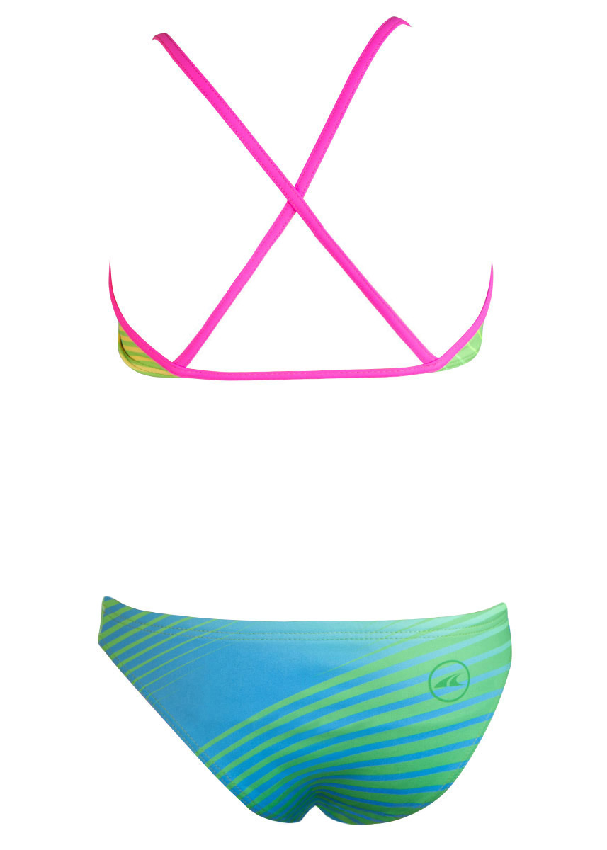 Akron Girls Marny Swim Bikini - Green-421877