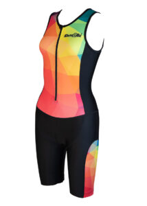Dare2Tri Women's Ltd Funky Tri-suit - Black / Red
