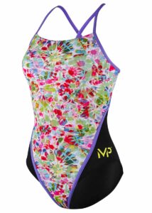 MP Michael Phelps Girl's Prisma Racerback Swimsuit