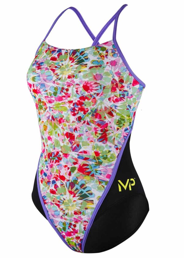 MP Michael Phelps Girl's Prisma Racerback Swimsuit-0
