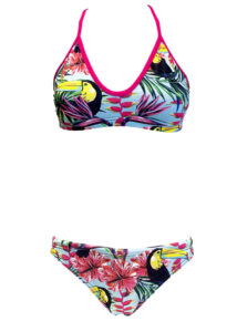 Turbo Women's Tucan Garden Swim Bikini Set - Multicolour