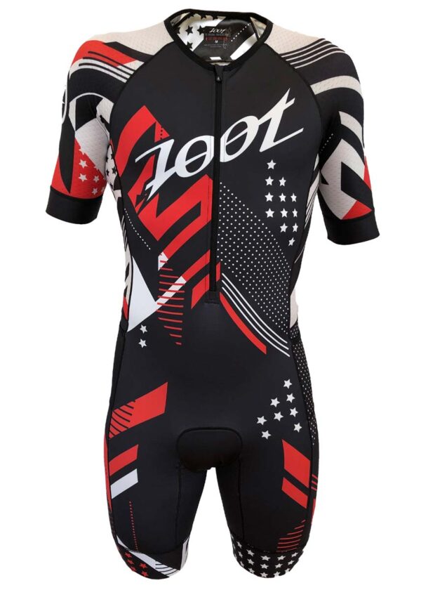 Zoot Men's LTD Tri Aero Short Sleeve Race Suit - Team-0