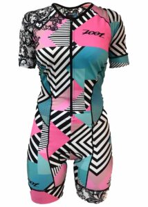 Zoot Women's LTD Tri Short Sleeve Aero Racesuit - Cali