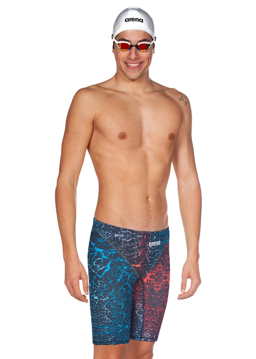 Arena Limited Edition Powerskin ST 2.0 Jammer - Storm Blue / Red-421512