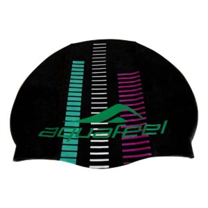 Aquafeel Matrix Silicone Cap- Black-0