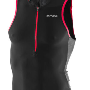 Orca Men's 226 Perform Tri Tank- Black/ Orange-0