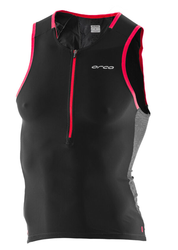 Orca Men's 226 Perform Tri Tank- Black/ Orange-0