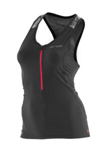 Orca Women's 226 Perform Singlet - Black/ Orange