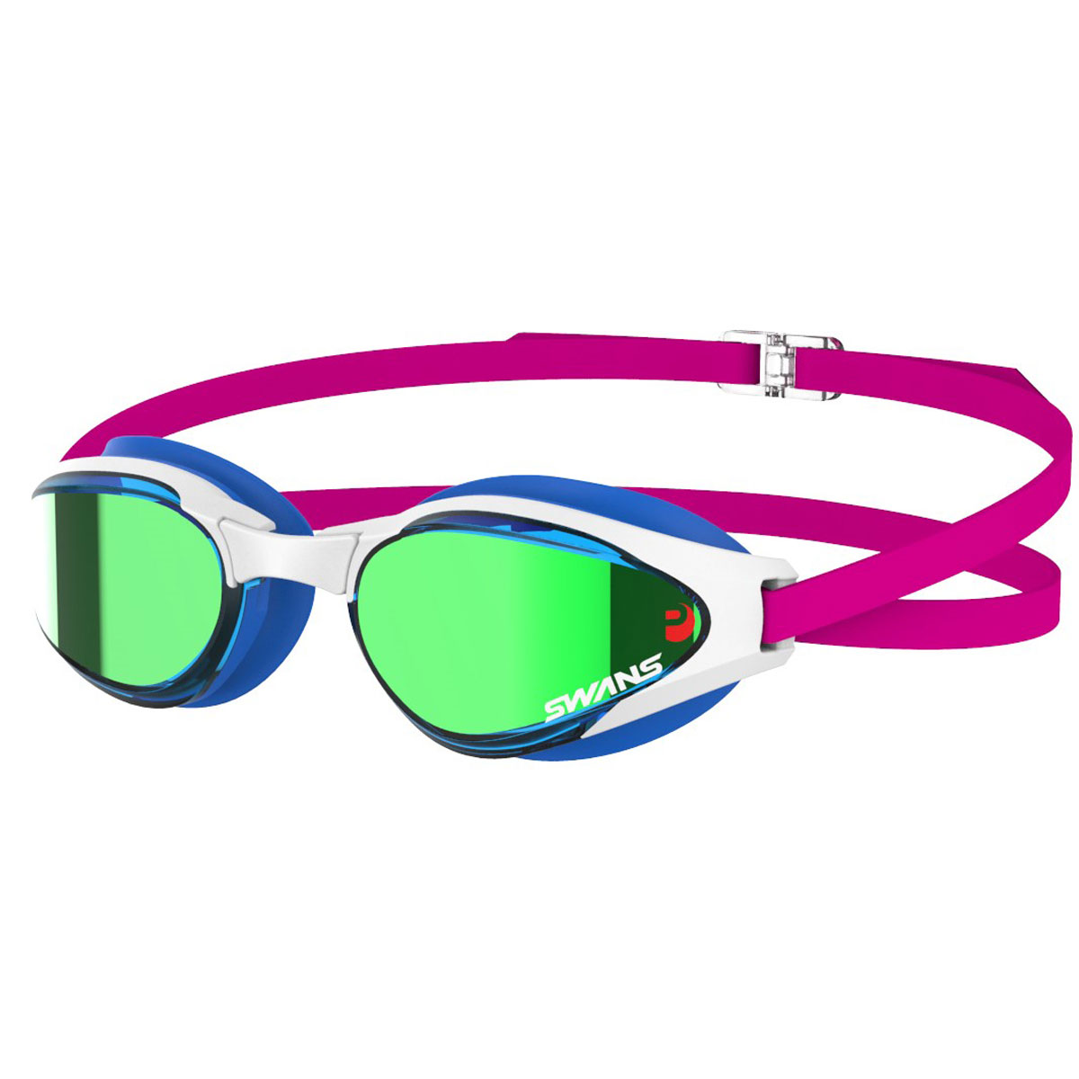 Swans SR81 Ascender MIT Mirrored Goggles - Sky Blue / Green-0