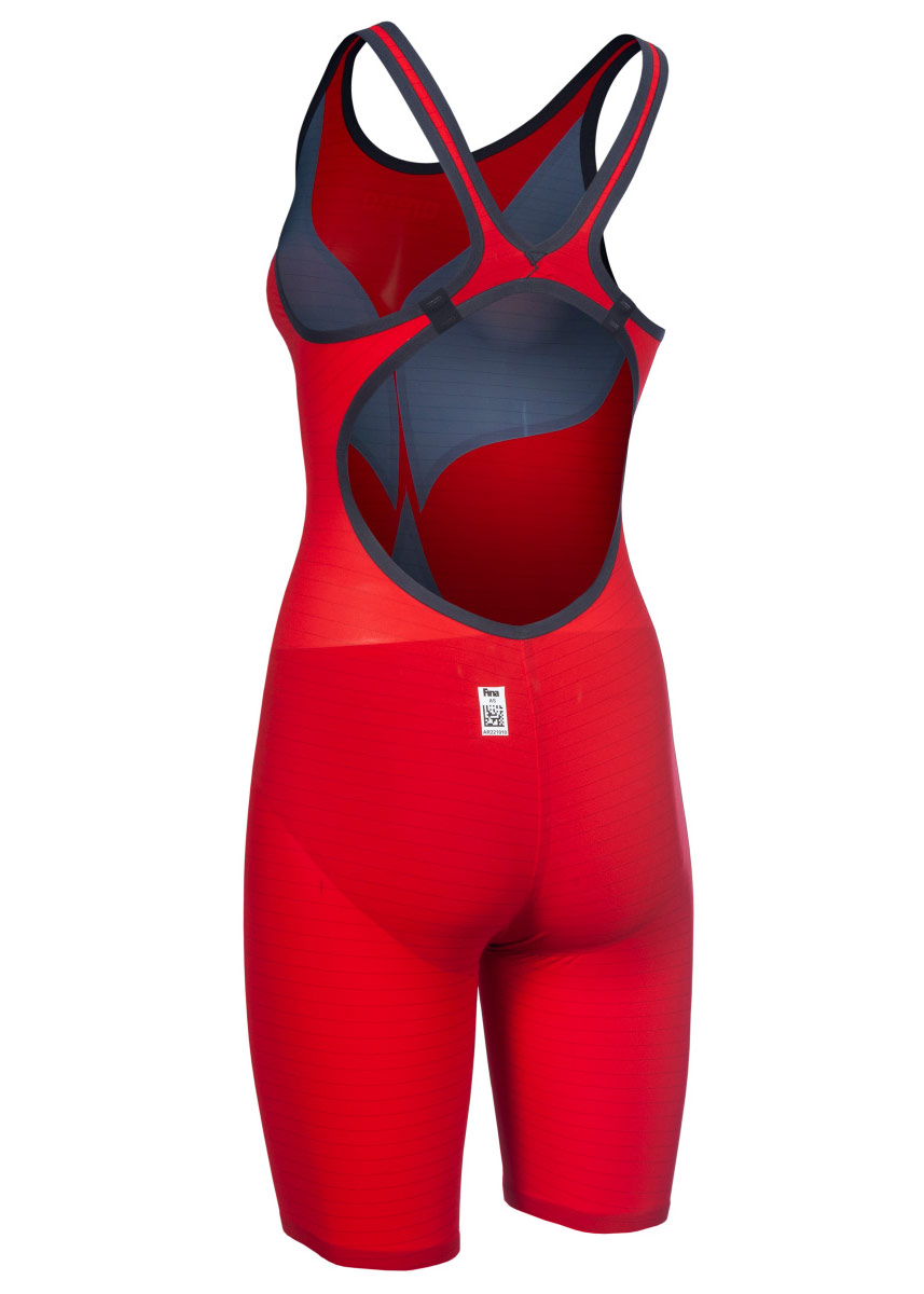 Arena Powerskin Carbon Air² Open Back Kneeskin - Red / Blue-427134