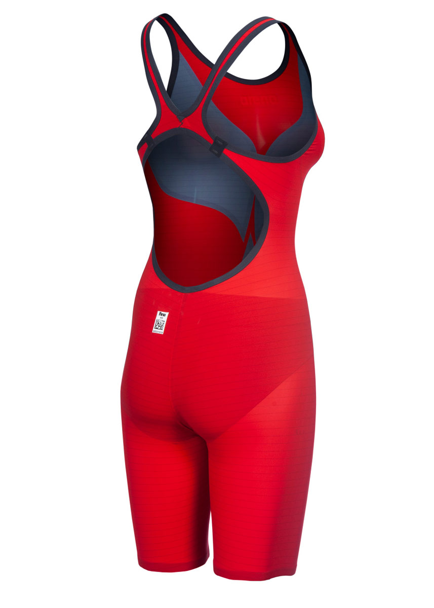 Arena Powerskin Carbon Air² Open Back Kneeskin - Red / Blue-427135