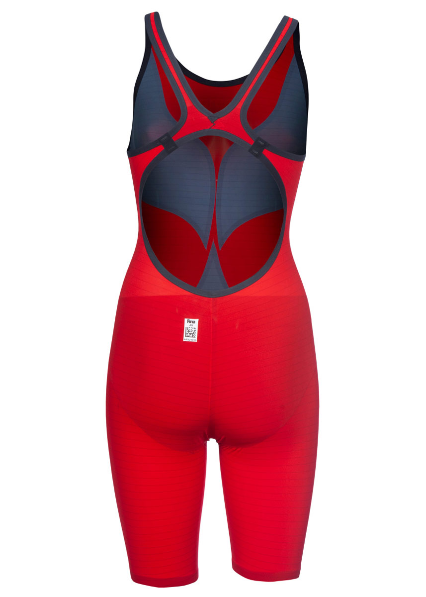 Arena Powerskin Carbon Air² Open Back Kneeskin - Red / Blue-427137
