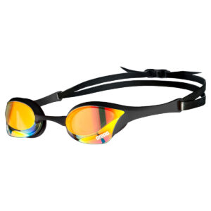 Arena Cobra Ultra Swipe Mirrored Goggles - Yellow Copper / Black
