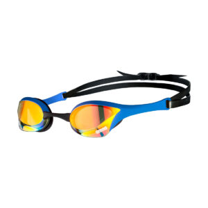 Arena Cobra Ultra Swipe Mirrored Goggles - Yellow Copper / Blue-0