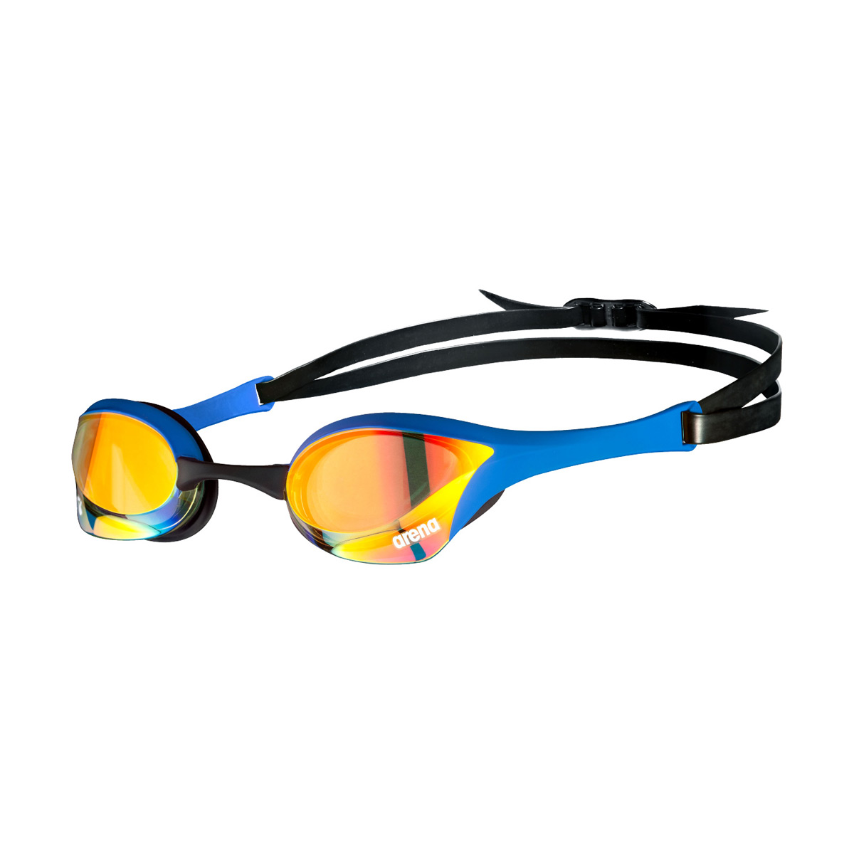Arena Cobra Ultra Swipe Mirrored Goggles - Yellow Copper / Blue-0