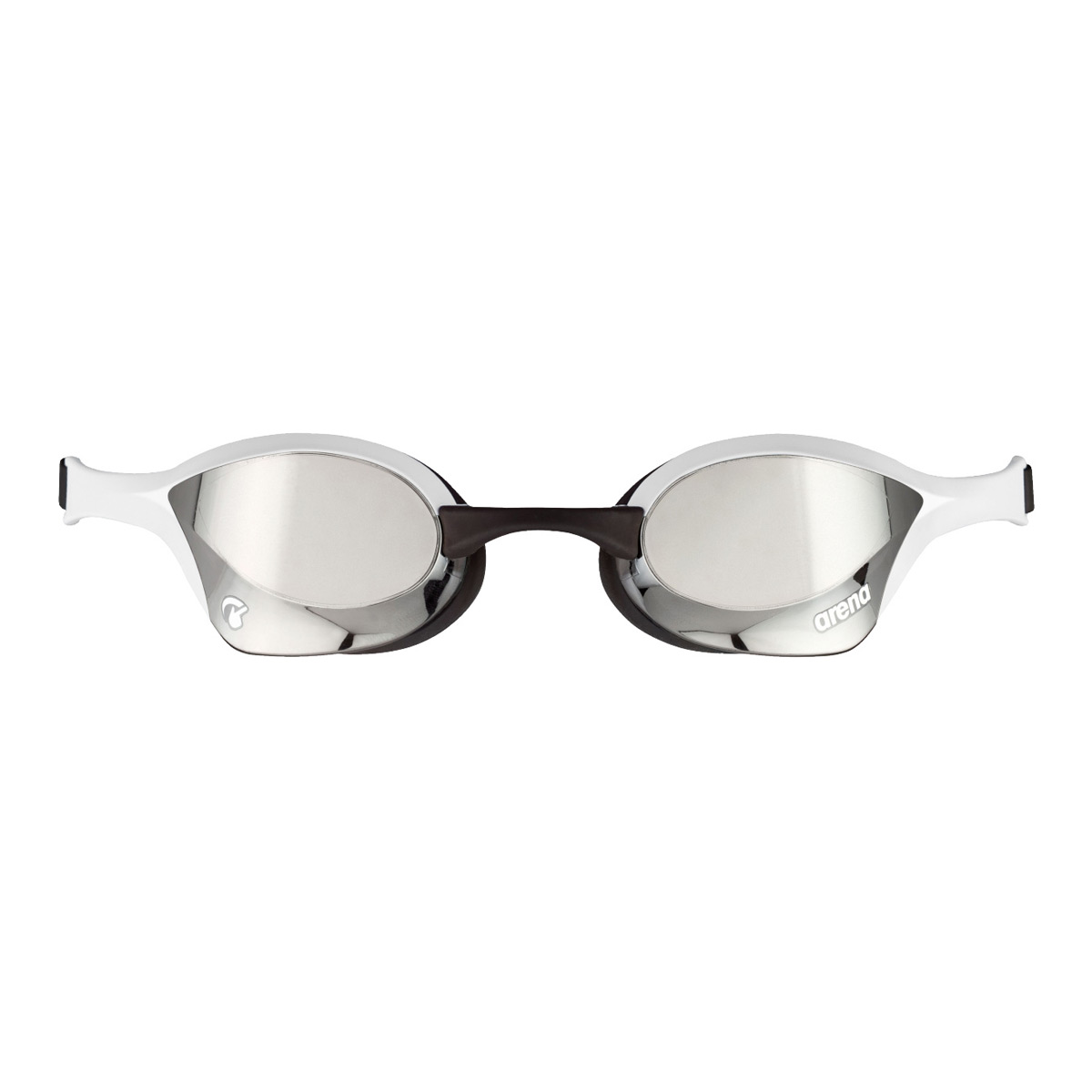 Arena Cobra Ultra Swipe Mirrored Goggles - Silver / White-427445