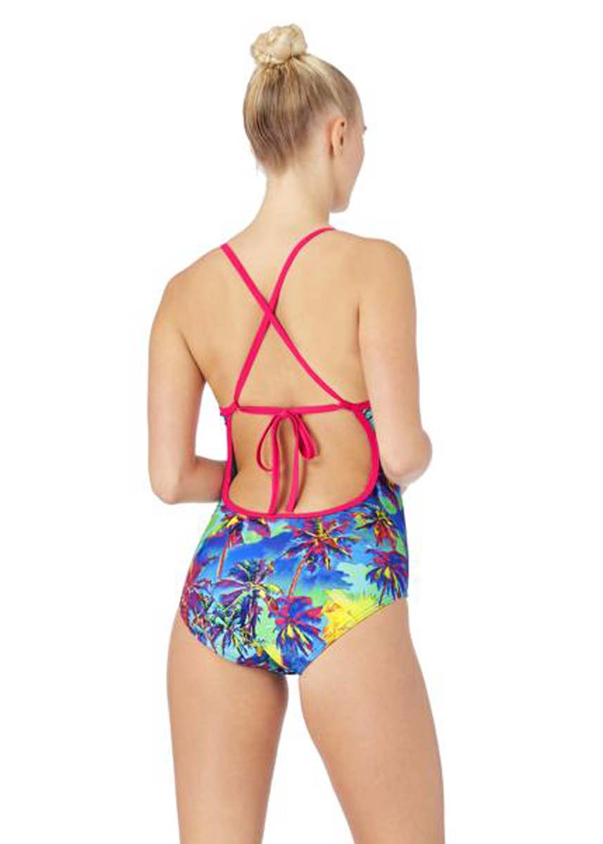 Maru Women's Holiday Ecotech Tie Back Swimsuit - Multi-428708