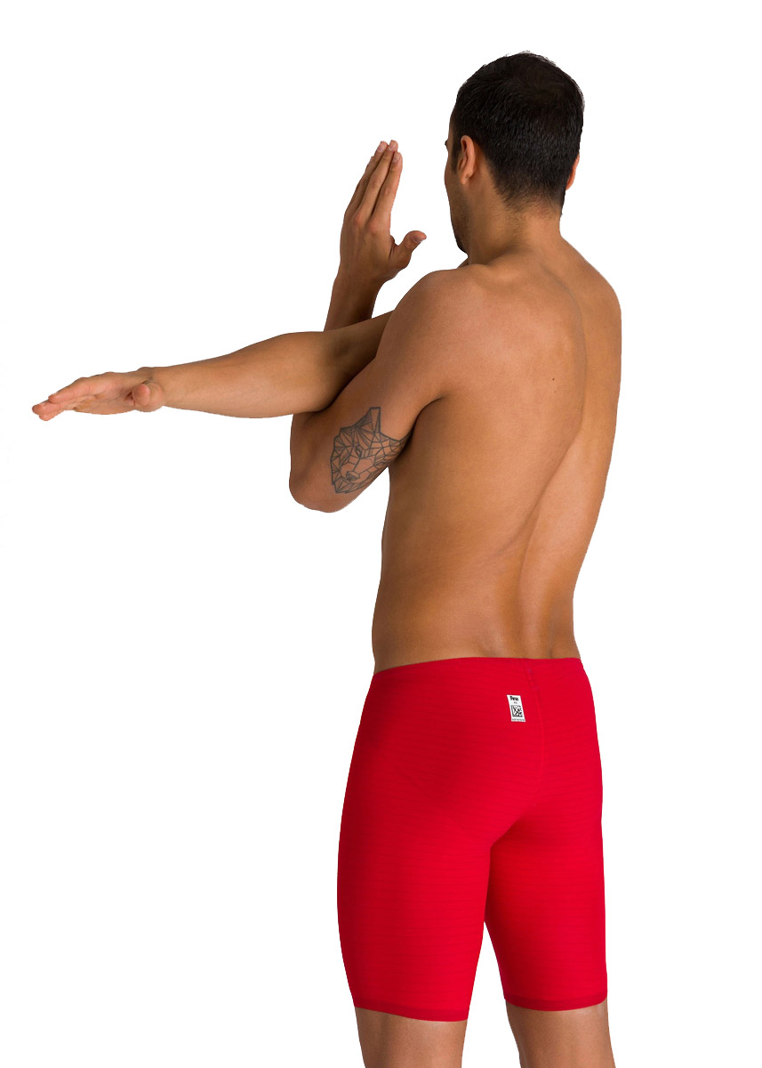 Arena Powerskin Carbon Air² Jammer - Red / Blue-554748