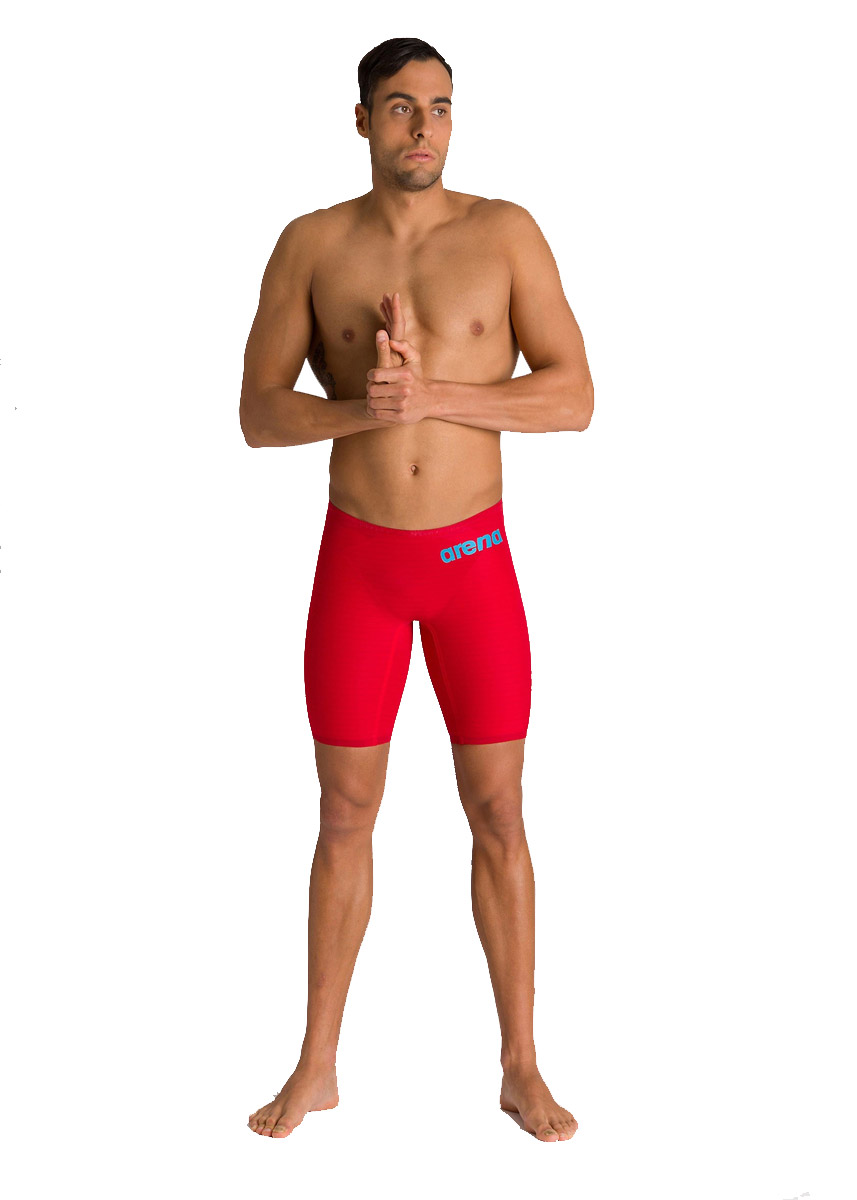 Arena Powerskin Carbon Air² Jammer - Red / Blue-554749