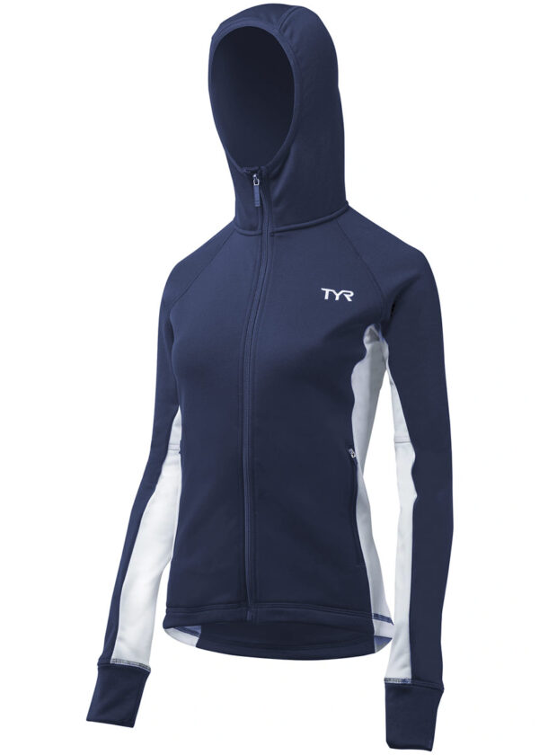 TYR Alliance Women's Jacket - Navy/White-0