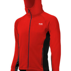 TYR Men's Alliance Victory Warm Up Jacket - Red/Black-0